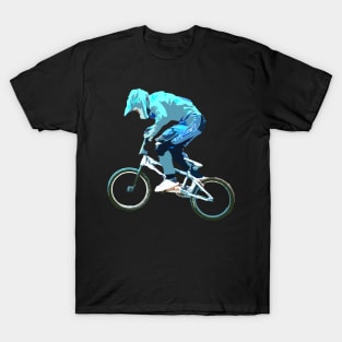 bmx racing action T-Shirt